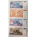 CROATIA 1993 - 1994 . ONE THOUSAND 1,000 - FIFTY BILLION 50,000,000,000 DINARA BANKNOTES . SPECIMEN